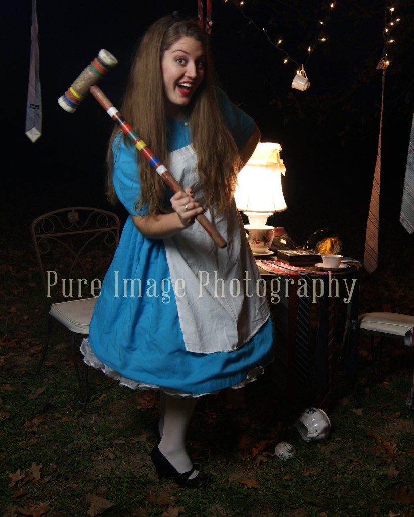 Alice in Wonderland Nightime Photo Shoot