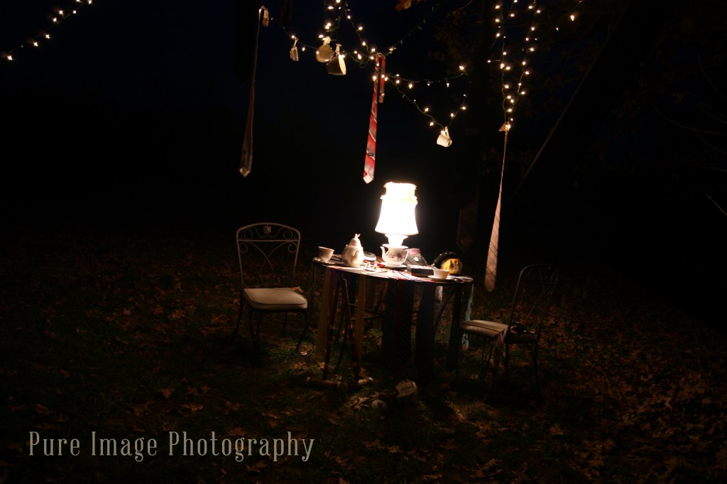 Alice in Wonderland Nightime Photo Shoot